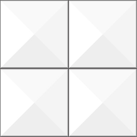 White horizontal background with triangle tiles. Vector seamless pattern. Ceramic Texture Background. Seamless tiling pattern. Ceramic Brick Wall in white color. Abstract white vector background.のイラスト素材