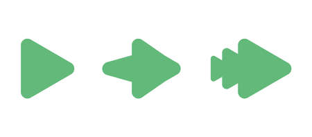 Modern routing arrow set. Collections for web design, interface and more. Arrow icon in trendy flat style.のイラスト素材