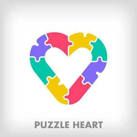 Creative puzzle star logo. Unique color transitions. Education and reading and growth stage logo template. vectorのイラスト素材