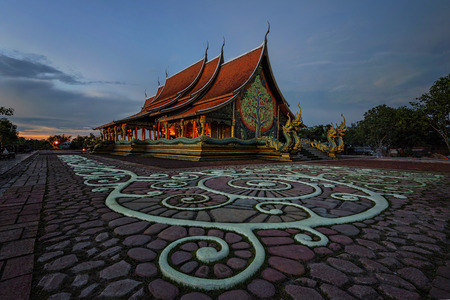 Pupao Temple of Ubonrachathani, Thailand.の写真素材