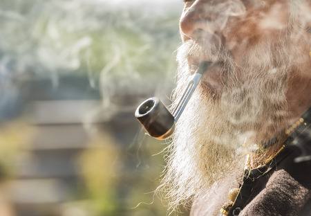 Drug addiction ,Pipe for tobacco smoking marijuanaの写真素材