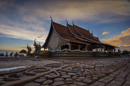 Pupao Temple of Ubonrachathani, Thailand.のeditorial素材