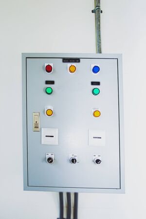 Control cabinet ,Control Room. Power Plant Control Panel.の写真素材