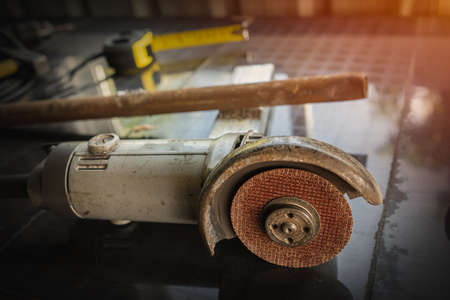 Steel cutters who are skilled in cutting steel machines.の写真素材