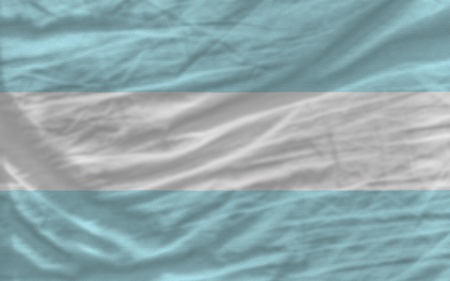 complete national flag of argentina covers whole frame, waved, crunched and very natural looking. It is perfect for backgroundの写真素材