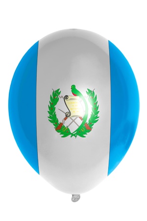 national flag of guatemala balloonの写真素材