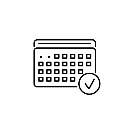 task list icon.Element of popular finance icon. Premium quality graphic design. Signs, symbols collection icon for websites, web design, on white backgroundの写真素材