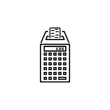 check device icon.Element of popular finance icon. Premium quality graphic design. Signs, symbols collection icon for websites, web design, on white backgroundの写真素材