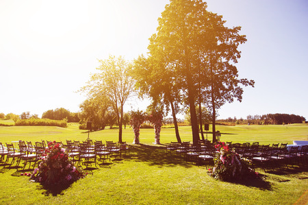 wedding archの写真素材