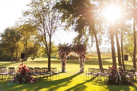 wedding archの写真素材