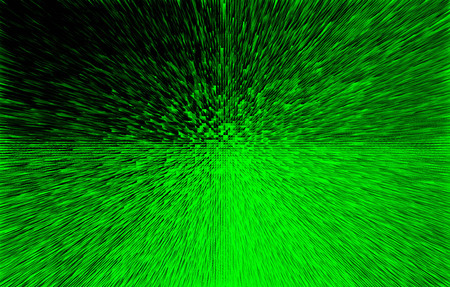 Green stripes on a black background, abstraction - matrix, technology, textureの写真素材