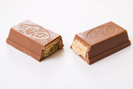 BELARUS, NOVOPOLOTSK - OKTOBER 30, 2020: Two Kit Kat Bars