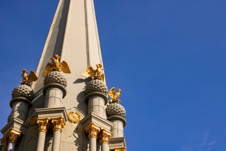 BELARUS, POLOTSK - 25 MAY, 2021: Monument to heroes of Patriotic War close upのeditorial素材