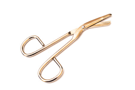 Metal pliers isolated on white background close upの写真素材