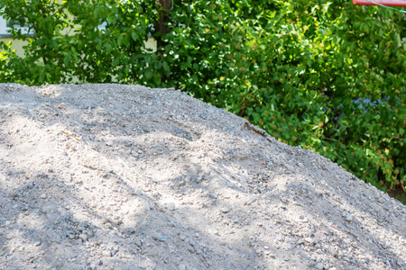 Background or texture of small gray stones close upの写真素材