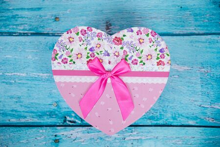 Gift Box on Blue