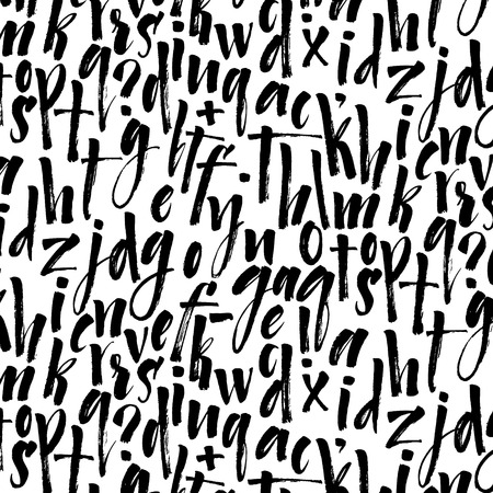 Alphabet seamless patternのイラスト素材