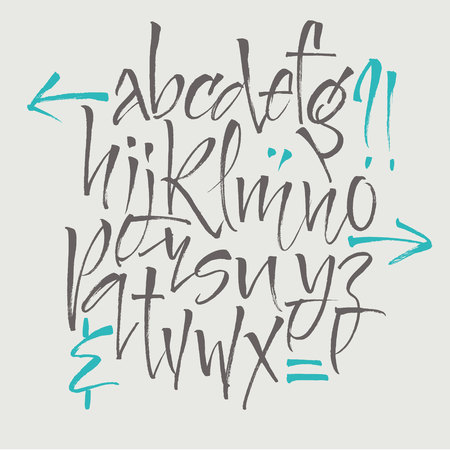 alphabet lettersのイラスト素材