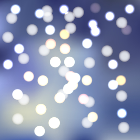 Vector sparkling bokeh illustration. Beautiful background for your design. EPS10のイラスト素材