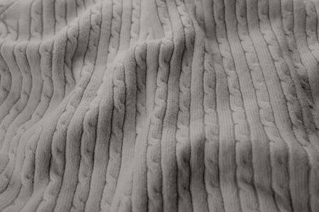 Fashion colors autumn-winter 2019-2020 knitted sweater. Warm cozy home and fashion colors concept. Paloma.の写真素材