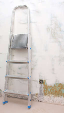 Step ladder in renovate room