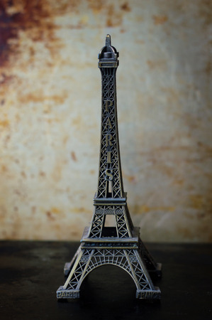 Small copy of Eiffel Tower, vertical photoの写真素材