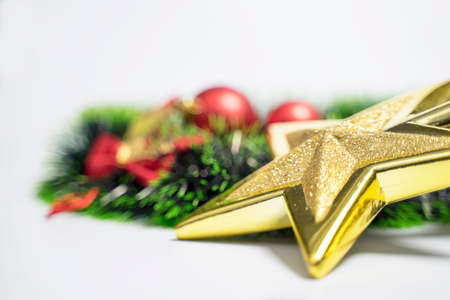 Wishing for Christmas decorationsの写真素材