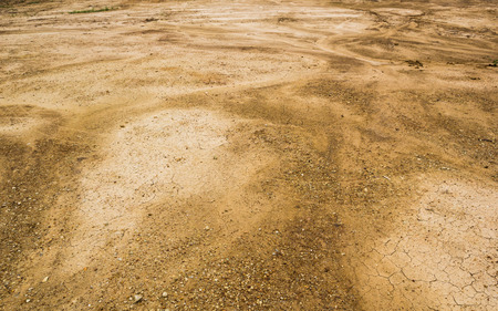 soil texture after raining.の写真素材