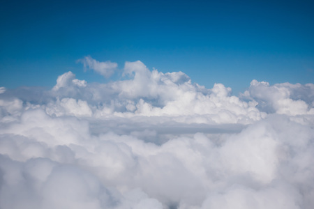white cloud and blue skyの写真素材
