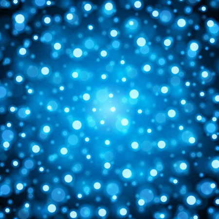 Abstract Light Bokeh Background Vector Illustration. Magic Defocused Glitter Sparkles. Good for promotion materials, Brochures, Banners. Abstract Backdrop.のイラスト素材