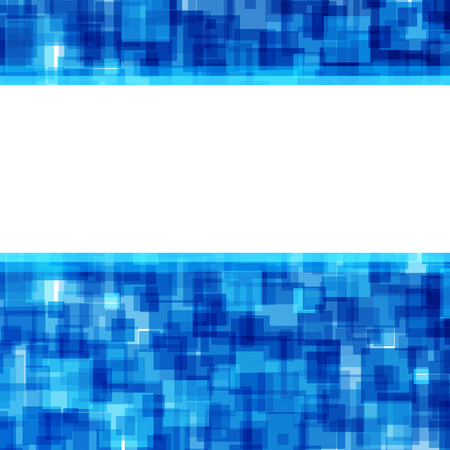 Abstract geometric squares lines blue vector background. Good for promotion materials, brochures, banners. Abstract Backdrop, Technology Backgroundのイラスト素材