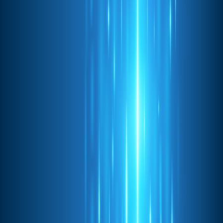 Smooth light blue waves lines vector abstract background. Technology Background. Glowing effects.のイラスト素材