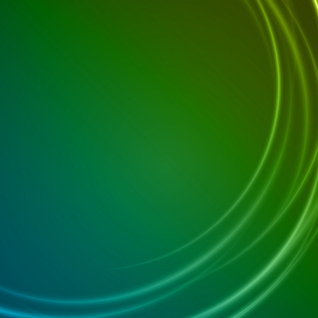 Smooth light blue green waves lines vector abstract bacground.のイラスト素材
