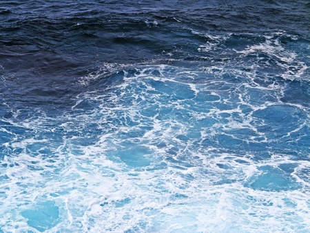 blue waveの写真素材