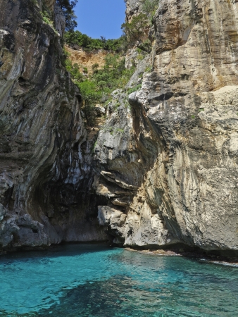 sea and rockの写真素材