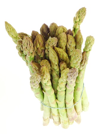 bunch of green asparagus の写真素材