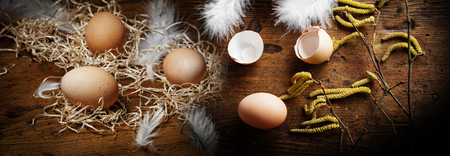 easter still lifeの写真素材