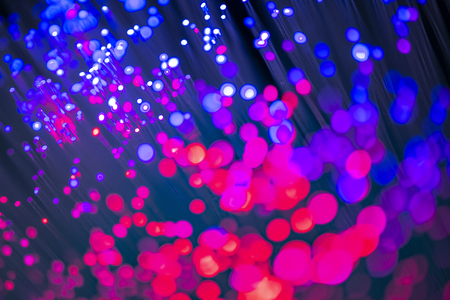 optical cable close up in the detailの写真素材