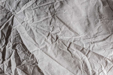 Gray canvas texture - textile material backgroundの写真素材