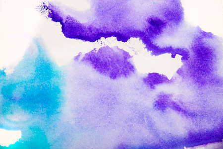 watercolors on paper - textured backgroundの写真素材