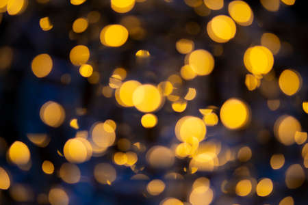 the golden bokeh abstract background