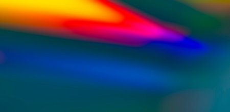 Rainbow colored bokeh abstract  background - Modern gradient design art picture