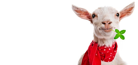 funny goatの写真素材