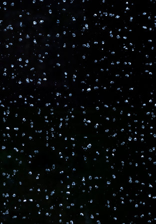 Macro photography of rain, abstract photographyの写真素材