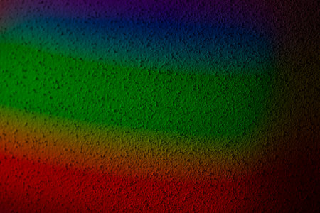 Rainbow colored bokeh abstract background - Modern gradient design art picture