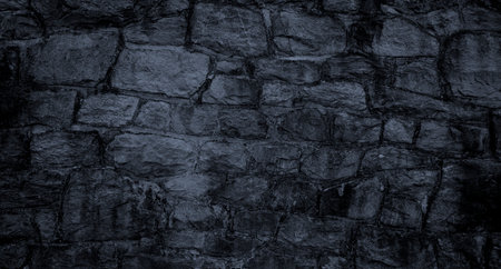 abstract background monumental wall from big old stonesの写真素材