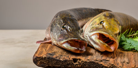 pike fish - Esox luciusの写真素材