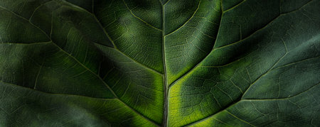 autumn leaf with yellow and green color close upの写真素材
