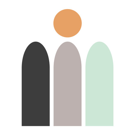 Vector modern Abstract geometric composition. Geometric design, minimalism, geometric shapes. logo designのイラスト素材