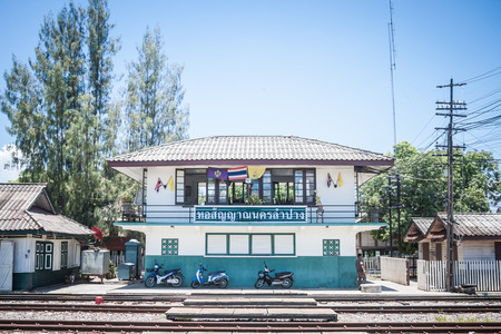 Chiang Mai - Lampang Thailand -May 30: Travelby train chiangmai go to lampang 30/05/2015 Place railway station in Chiang mai / Lampang Thailandのeditorial素材